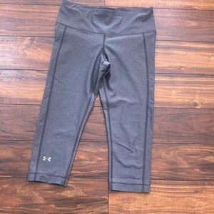 M Under Armour Gray Compression Heat Gear Capris